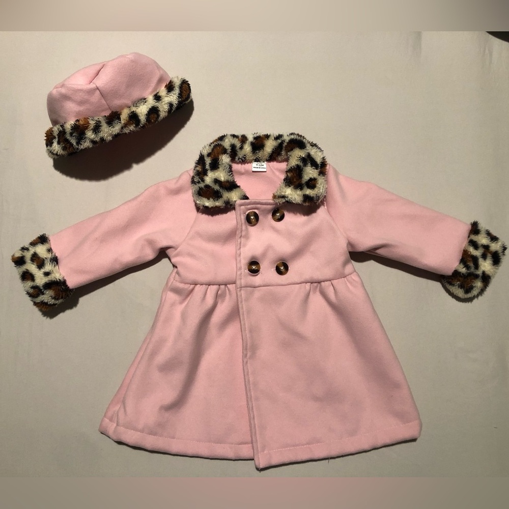 SHEIN Baby Trench Coat w/ Matching Hat